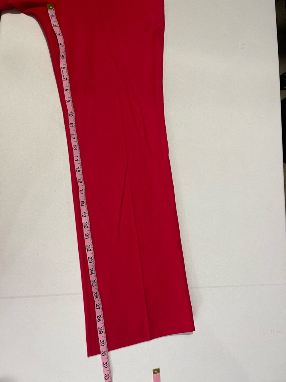 J. Crew 100% Wool Red Cafe Trouser Workwear Pants Size 8 - Picture 7 of 9